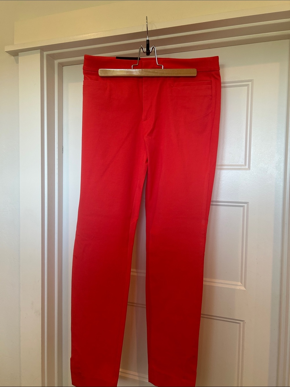 Banana Republic Red Skinny Pants